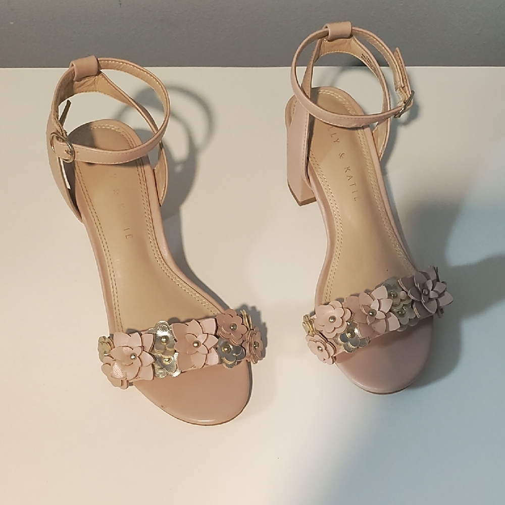 Kelly & Katie Collections Blush Floral Heels